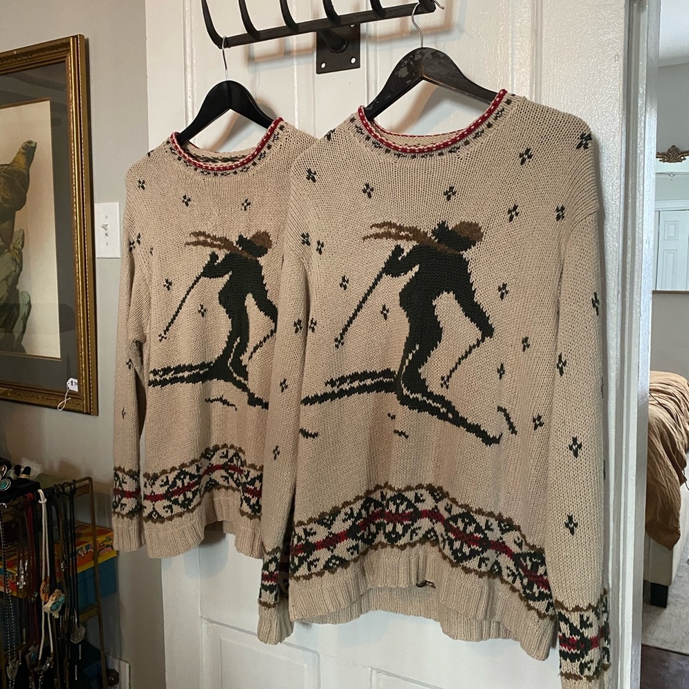 Vintage Men’s Eddie Bauer Ski Sweater L